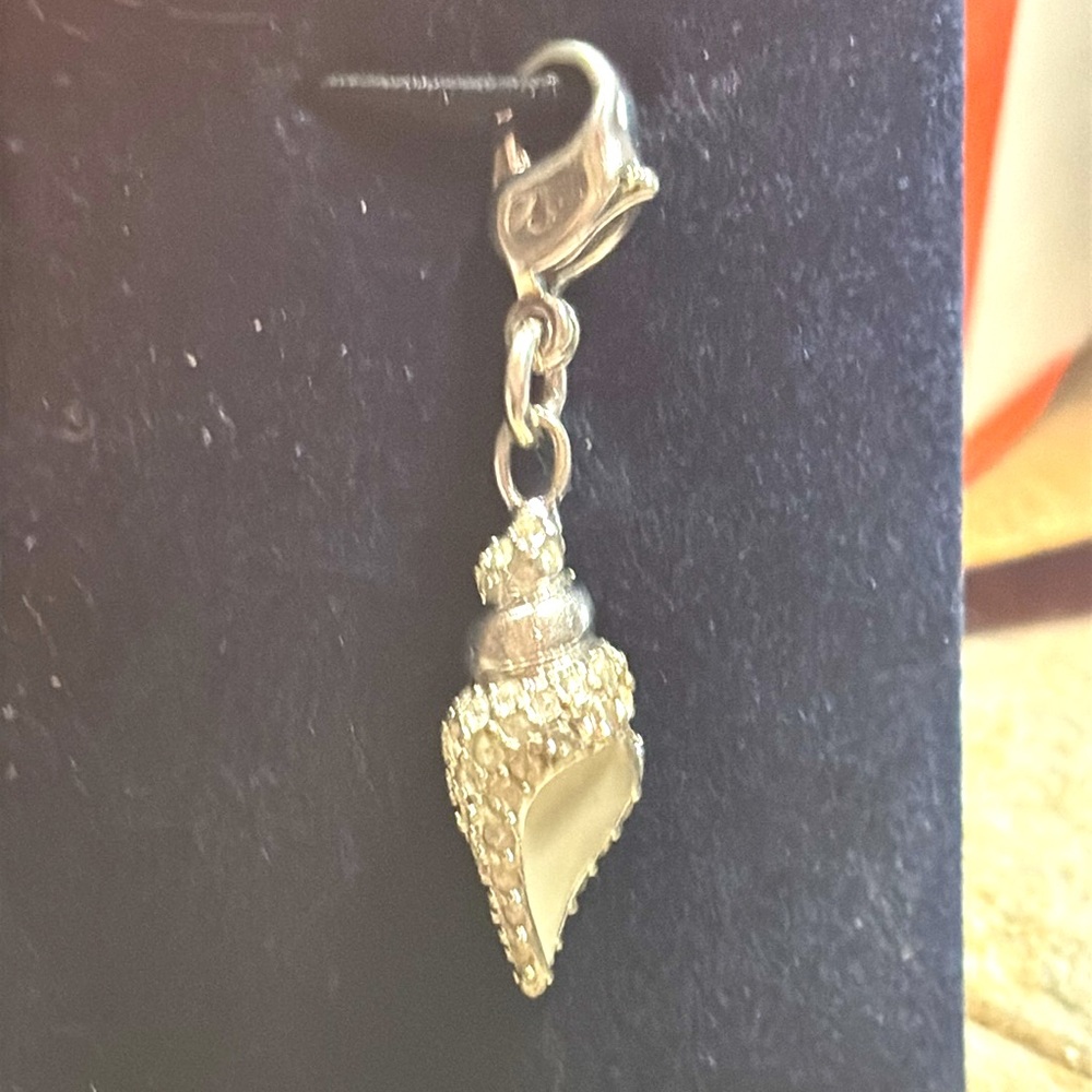 Swarovski Conch Sea Shell Charm/Pendant